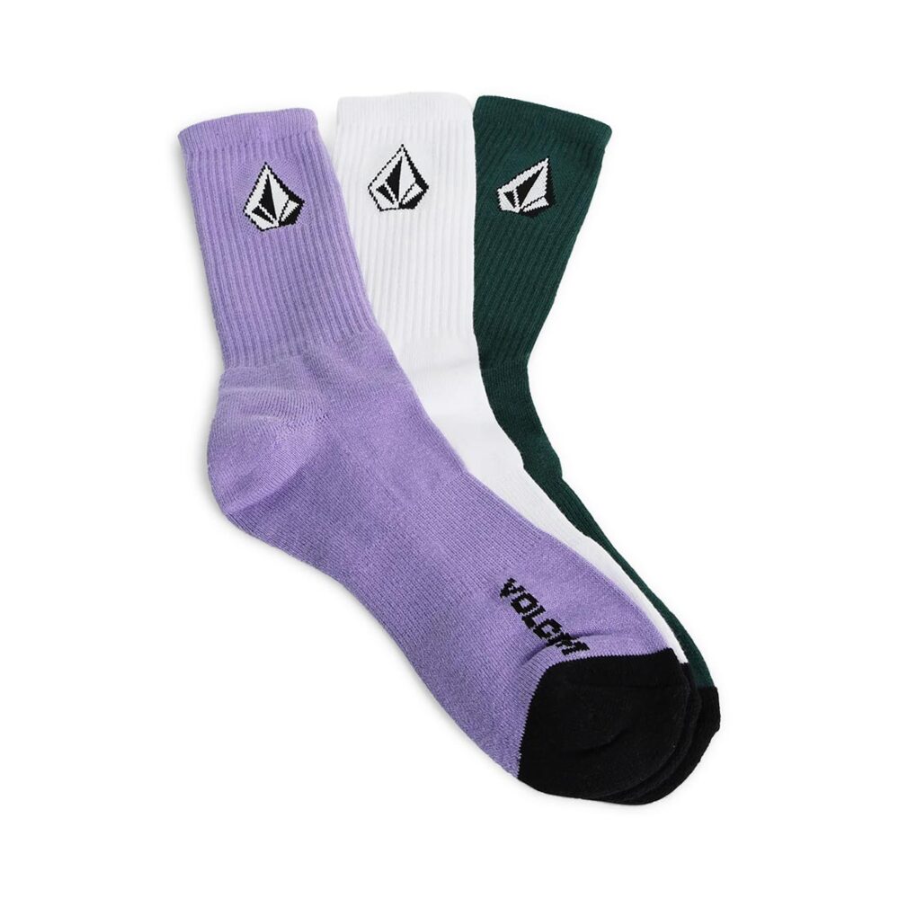 Volcom Full Stone Mix Socks 3 Pack - Multi