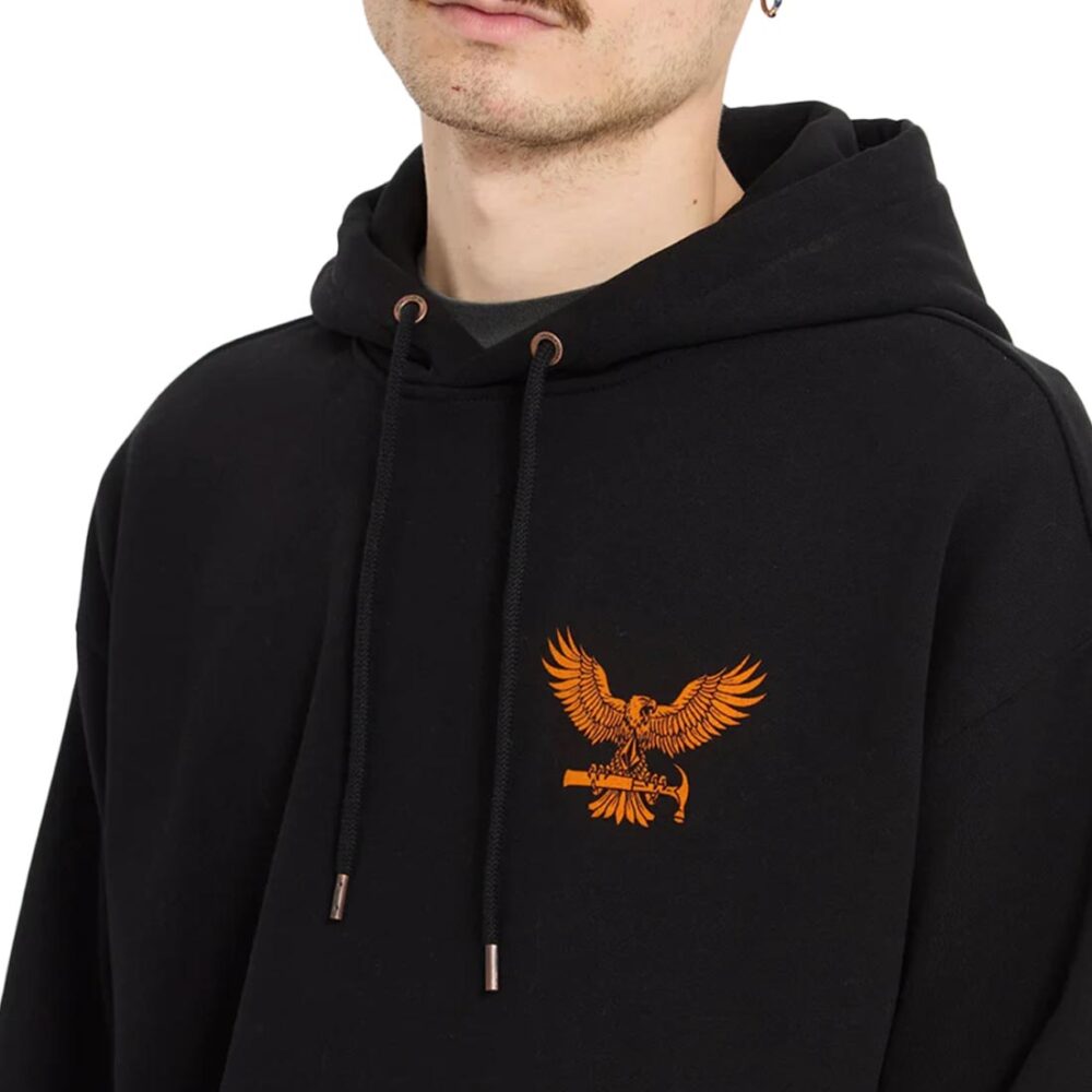 Volcom Hammered Pullover Hoodie - Black