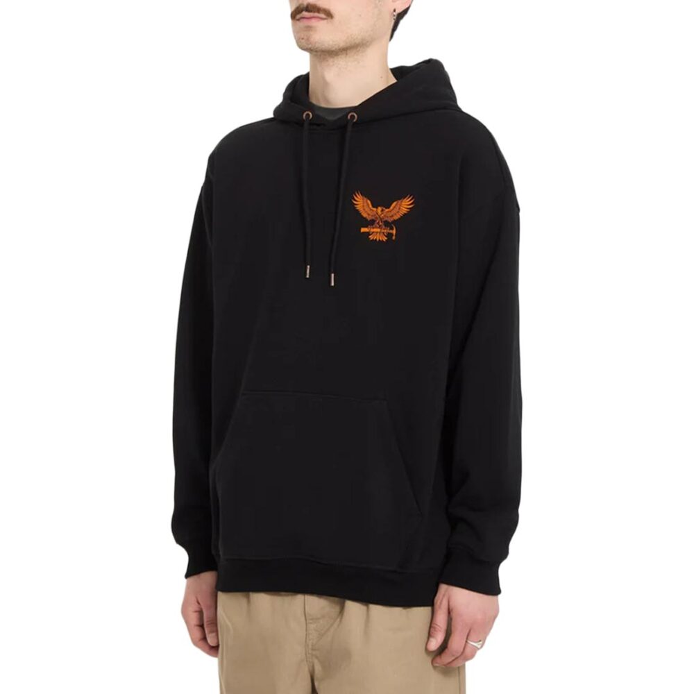 Volcom Hammered Pullover Hoodie - Black