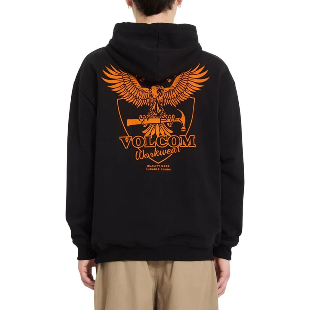 Volcom Hammered Pullover Hoodie - Black