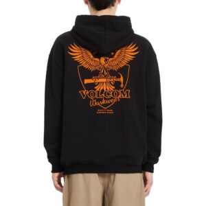 Volcom Hammered Pullover Hoodie - Black