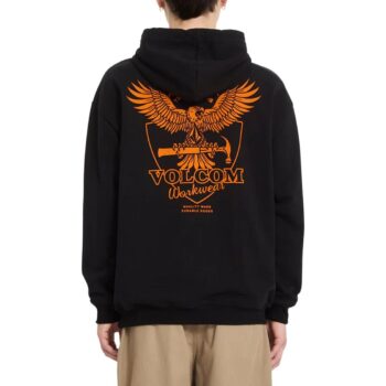 Volcom Hammered Pullover Hoodie - Black