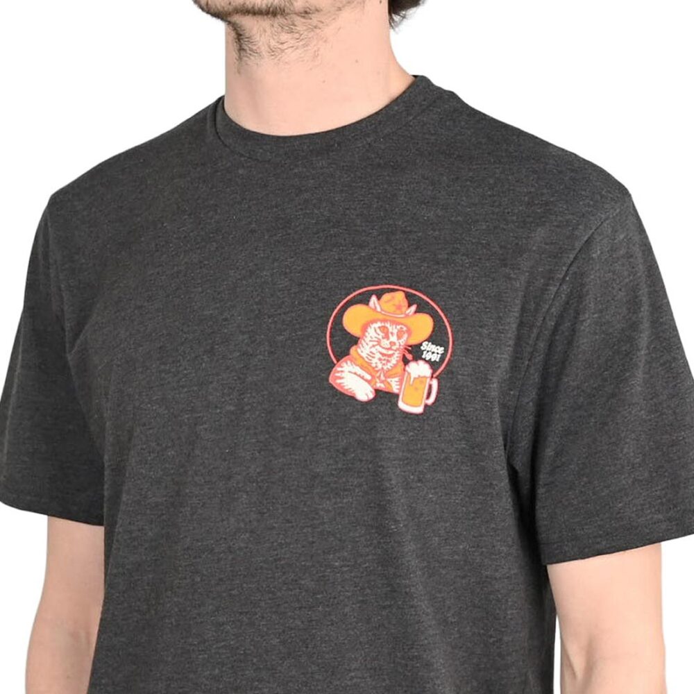 Volcom Meowdy Short-Sleeved T-Shirt - Heather Black