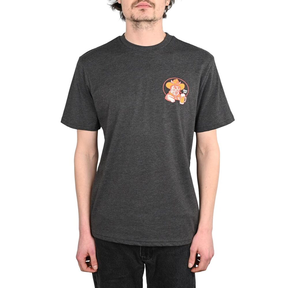 Volcom Meowdy Short-Sleeved T-Shirt - Heather Black