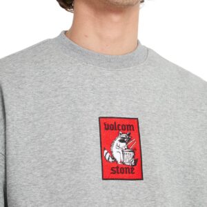 Volcom Single Stone Pullover Crew Sweater - Black