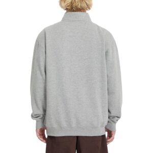 Volcom Single Stone Quarter Zip Sweatshirt - Heather Grey