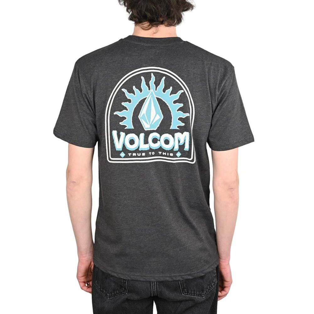 Volcom Solstice Short-Sleeved T-Shirt - Heather Black