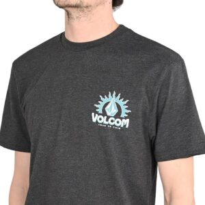 Volcom Solstice Short-Sleeved T-Shirt - Heather Black