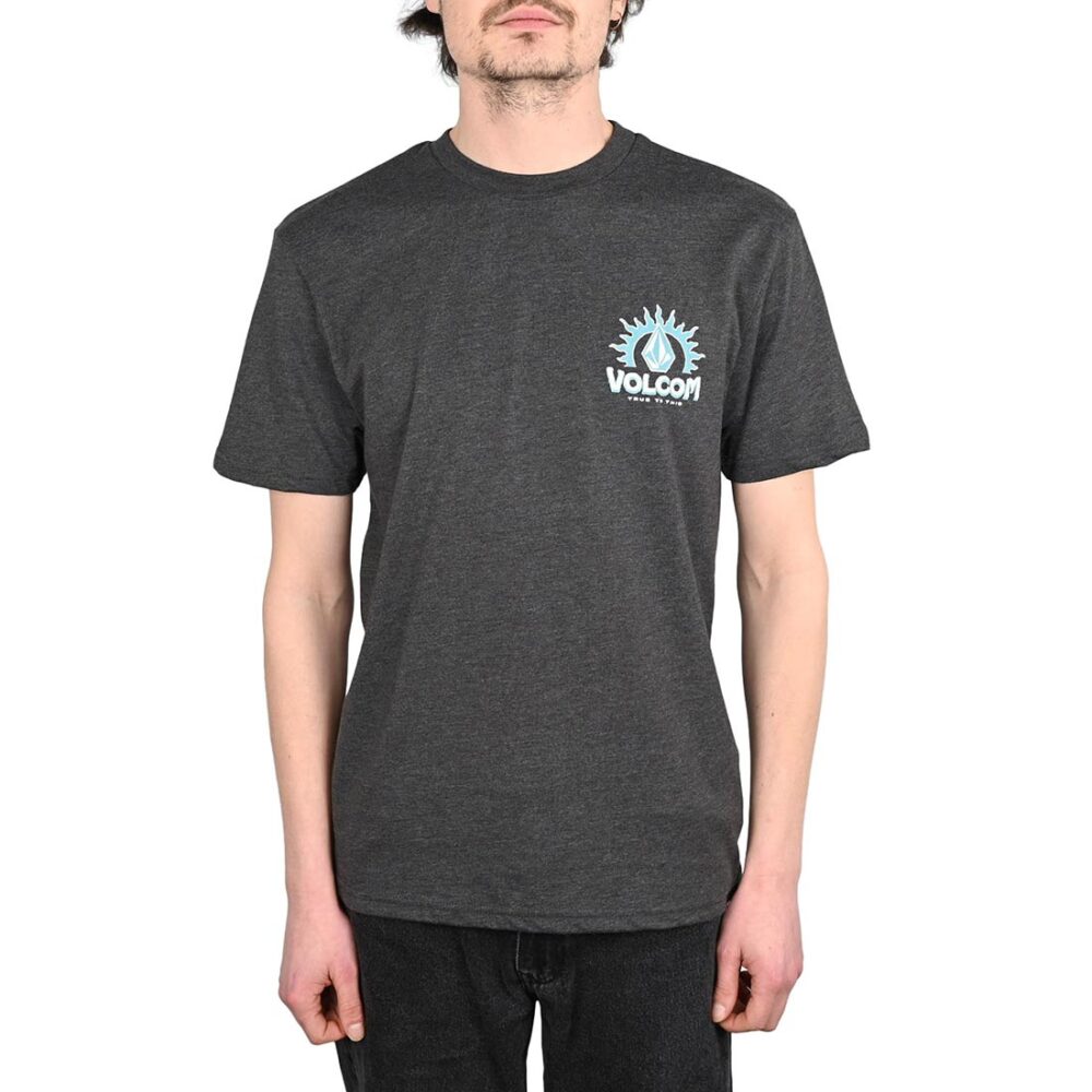 Volcom Solstice Short-Sleeved T-Shirt - Heather Black