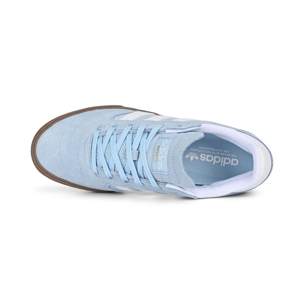 Adidas Busenitz Vulc II Skate Shoes - Clear Sky/White/Gum