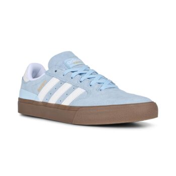 Adidas Busenitz Vulc II Skate Shoes - Clear Sky/White/Gum