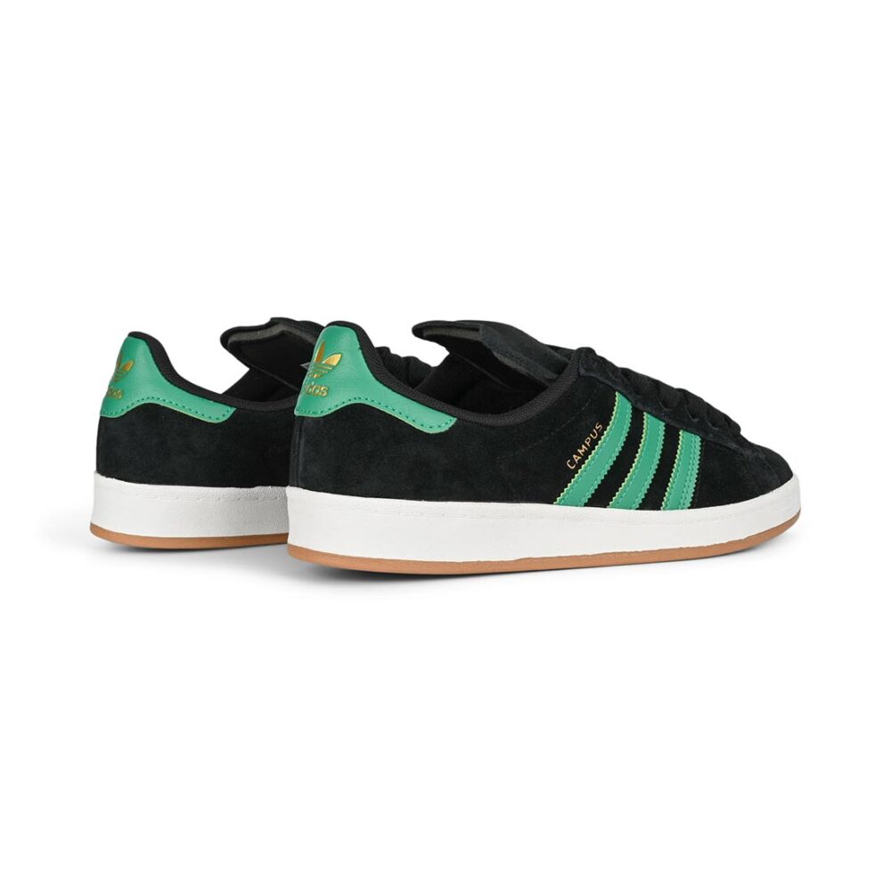 Adidas Campus 90s ADV Skate Shoes - Black/Green/White