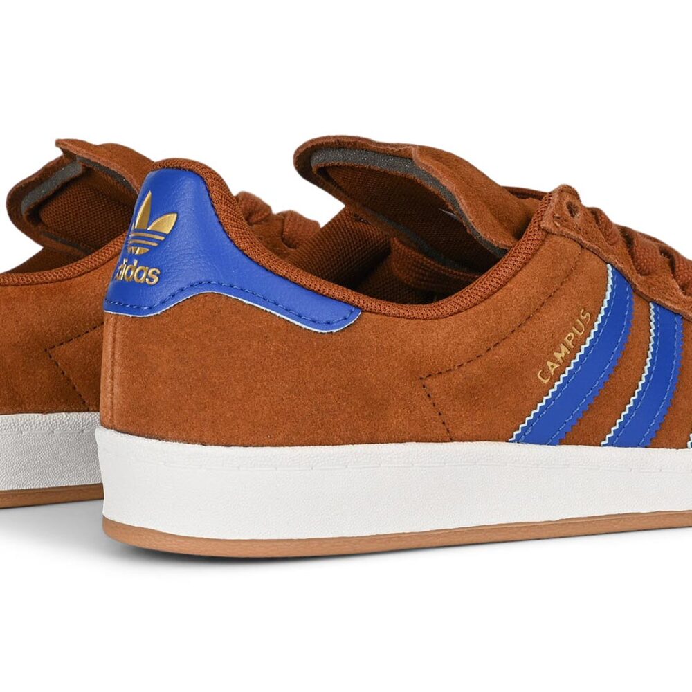 Adidas Campus 90s ADV Skate Shoes - Dusty Bronze/Royal Blue/White