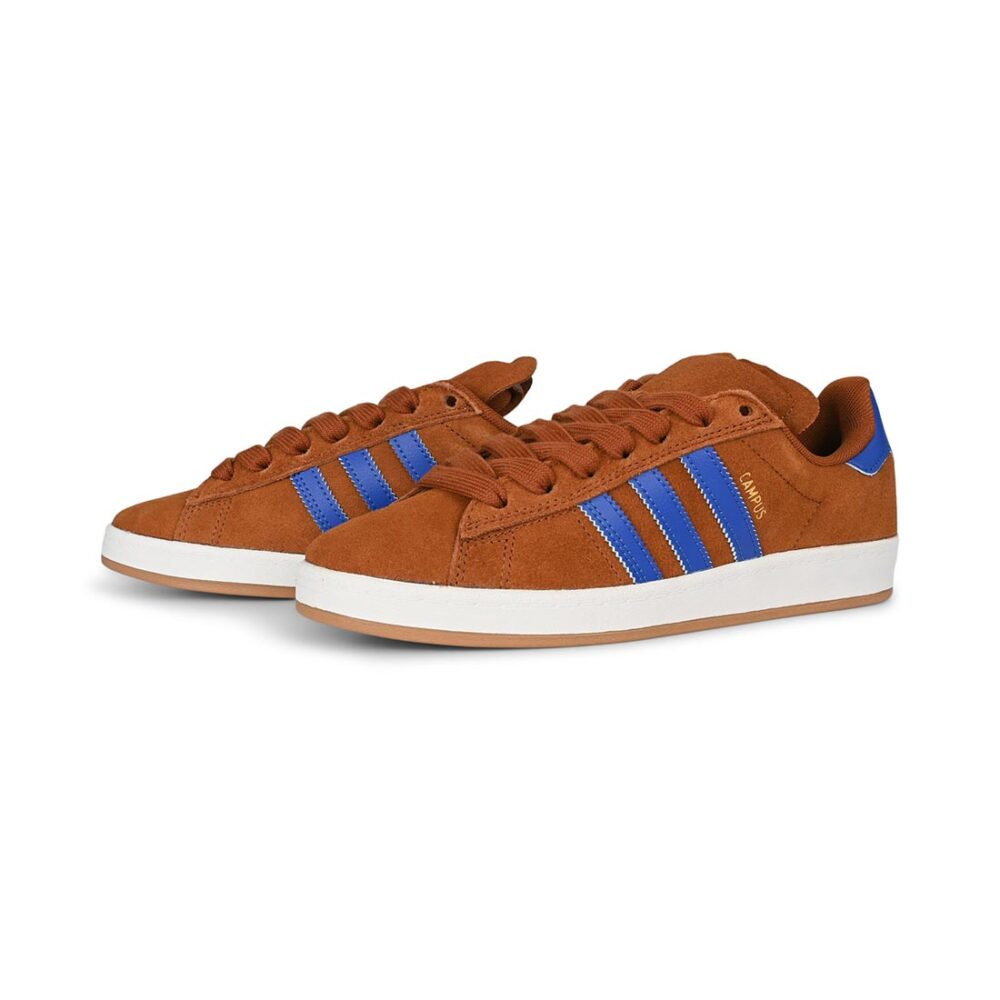 Adidas Campus 90s ADV Skate Shoes - Dusty Bronze/Royal Blue/White