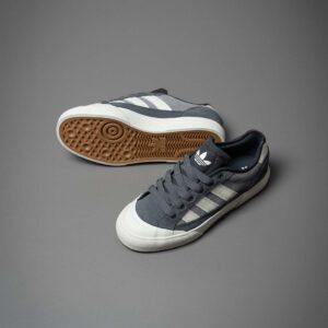 Adidas Court TNS Premiere RT Skate Shoes - Grey/Chalk White/Grey