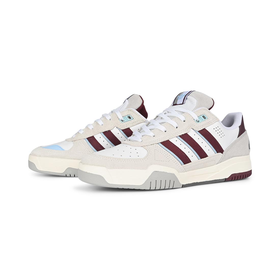 Adidas Tekkira Cup Skate Shoes - White/Maroon/Clear Sky