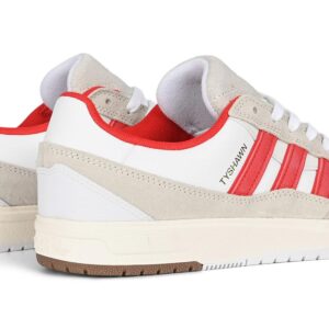Adidas Tyshawn II Skate Shoes - White/Better Scarlet/Chalk White