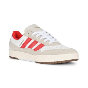 Adidas Tyshawn II Skate Shoes - White/Better Scarlet/Chalk White