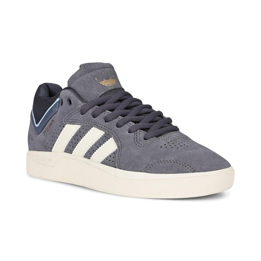 Adidas Tyshawn Skate Shoes - Aurora Onyx/Chalk White/Clear Sky
