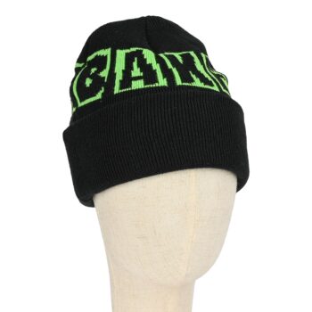 Baker Brand Logo Beanie Hat - Black/Green