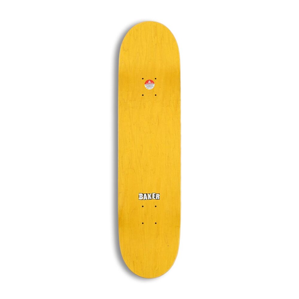 Baker Jacapo Brand Logo 8" Skateboard Deck - Danger Yellow