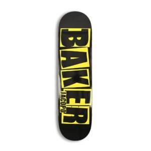 Baker Jacapo Brand Logo 8" Skateboard Deck - Danger Yellow