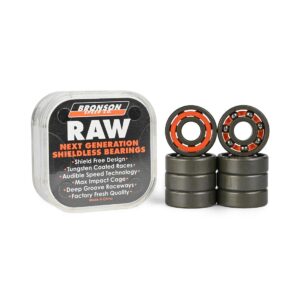 Bronson Speed Co Raw Skateboard Bearings