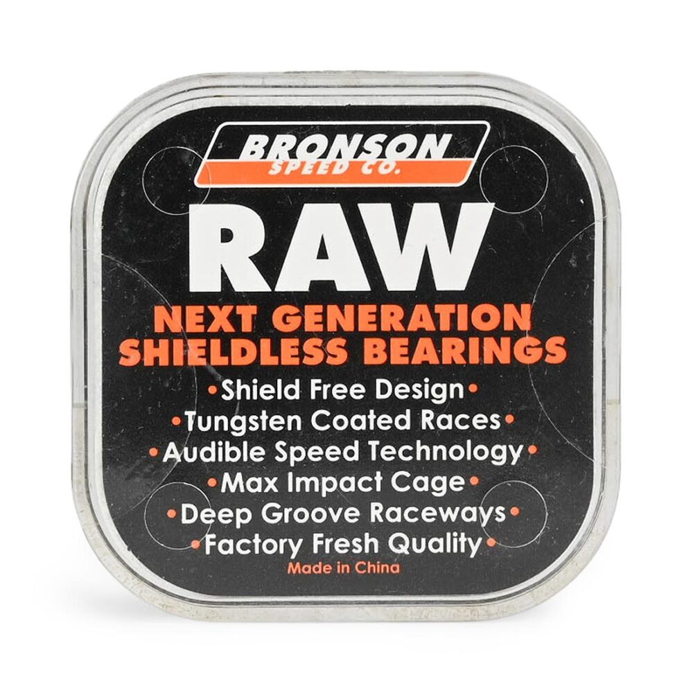 Bronson Speed Co Raw Skateboard Bearings