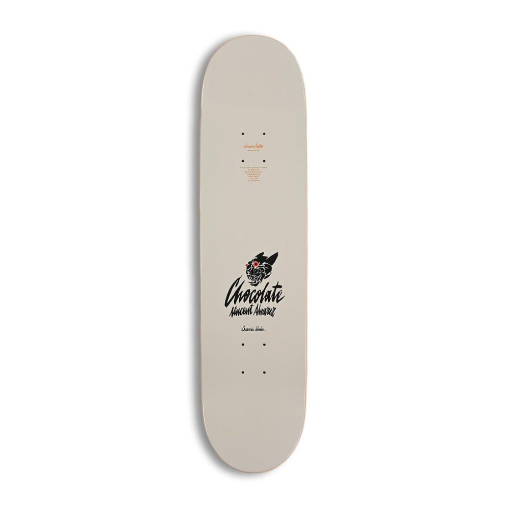 Chocolate Alvarez Swanksi Panther Skateboard Deck - Black
