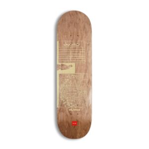 Chocolate Herrera Unearthed Skateboard Deck - Brown