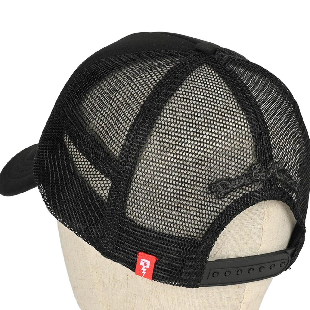 Deus Ex Machina Baylands Mesh Back Trucker Cap - Black