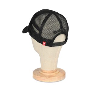 Deus Ex Machina Baylands Mesh Back Trucker Cap - Black