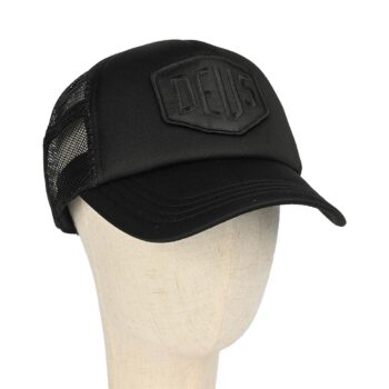 Deus Ex Machina Baylands Mesh Back Trucker Cap - Black