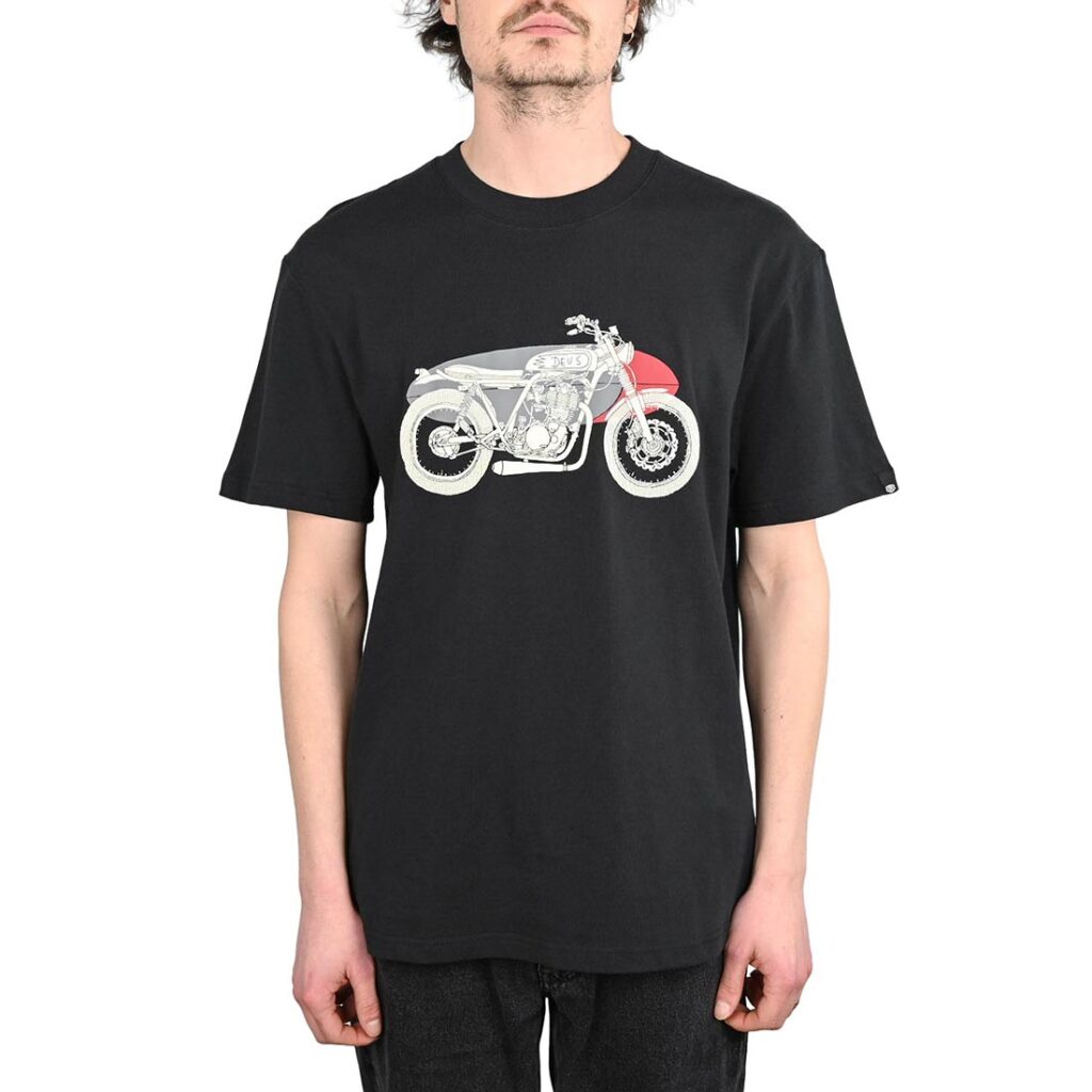 Deus Ex Machina Drovers Dog S/S T-Shirt - Black