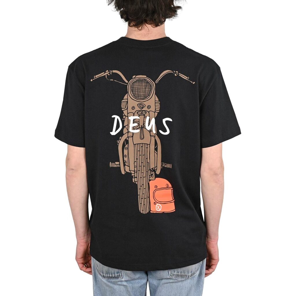 Deus Ex Machina Frontage S/S T-Shirt - Black (AW26)