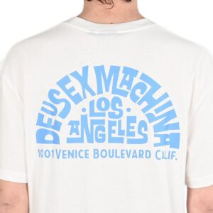 Deus Ex Machina Los Angeles Address S/S T-Shirt - Vintage White