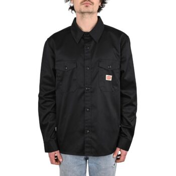 Deus Ex Machina Service L/S Shirt - Black