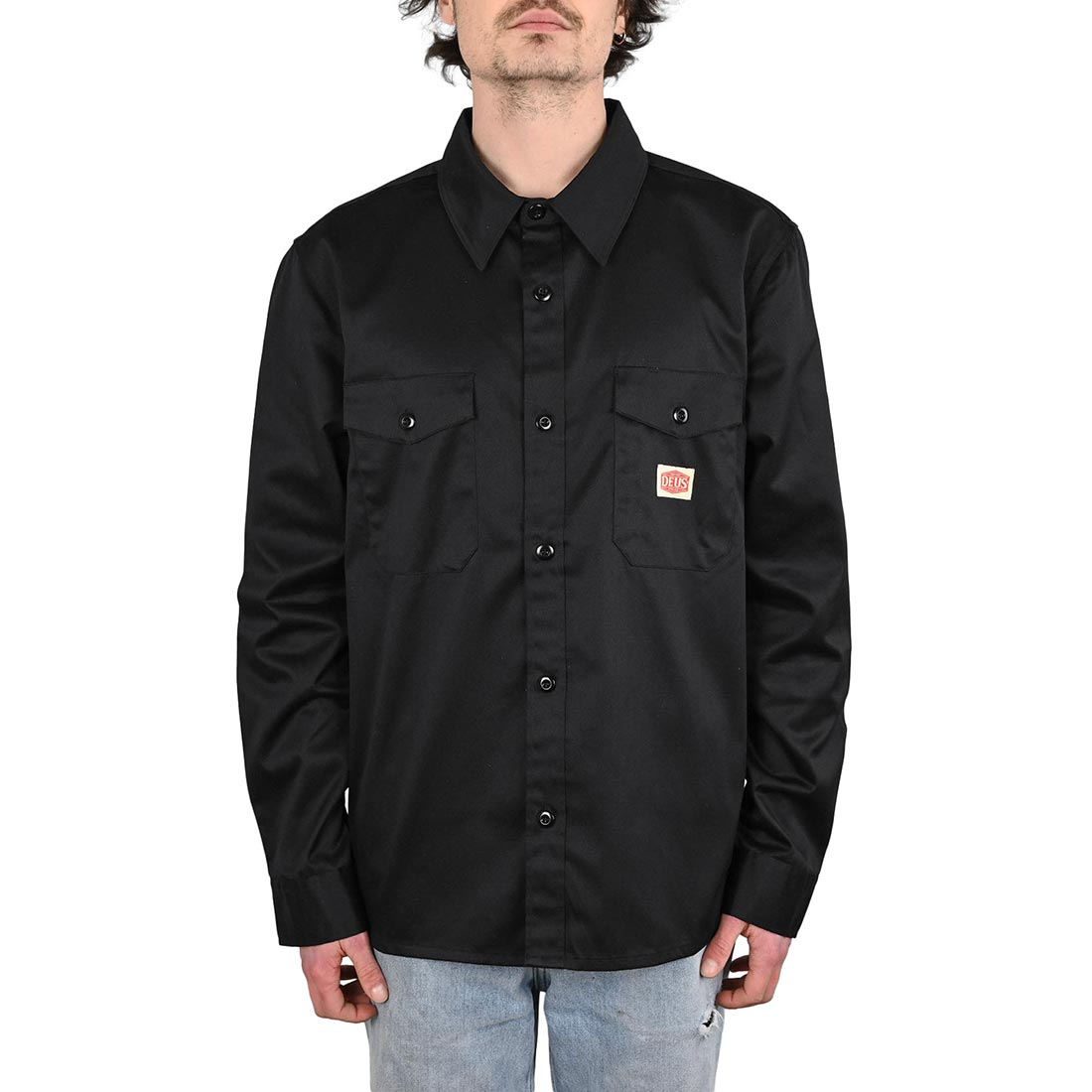 Deus Ex Machina Service L/S Shirt - Black -  L