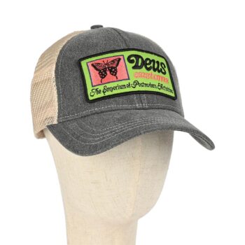 Deus Ex Machina Slapstick Mesh Back Trucker Cap - Black
