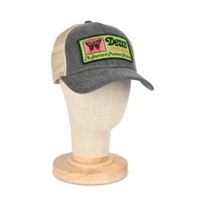 Deus Ex Machina Slapstick Mesh Back Trucker Cap - Black