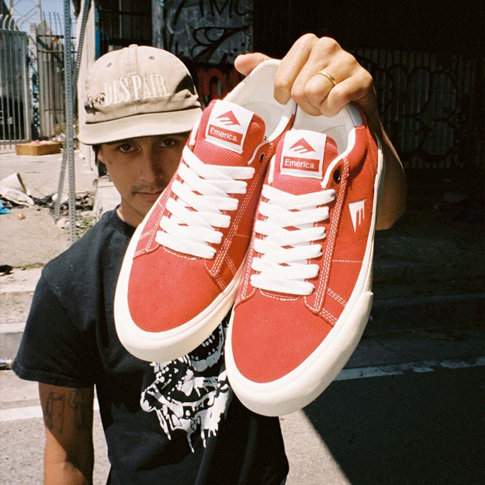 Emerica Moca Skate Shoes - Red