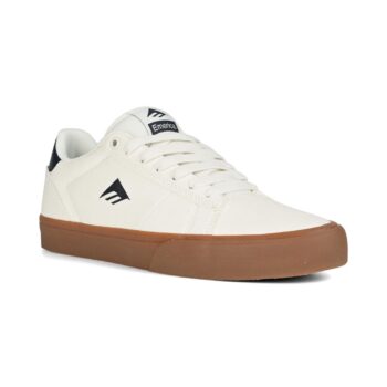 Emerica Moca Skate Shoes - White/Gum