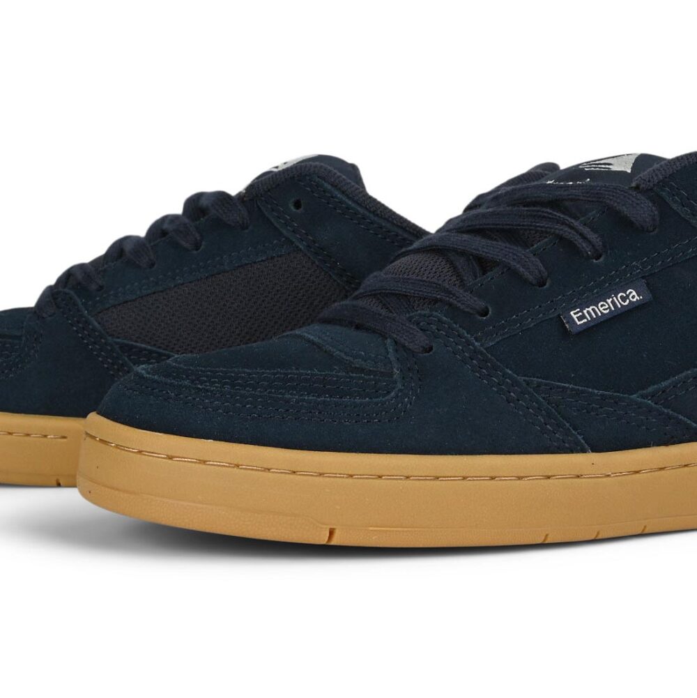 Emerica Mute Skate Shoes - Navy/Gum