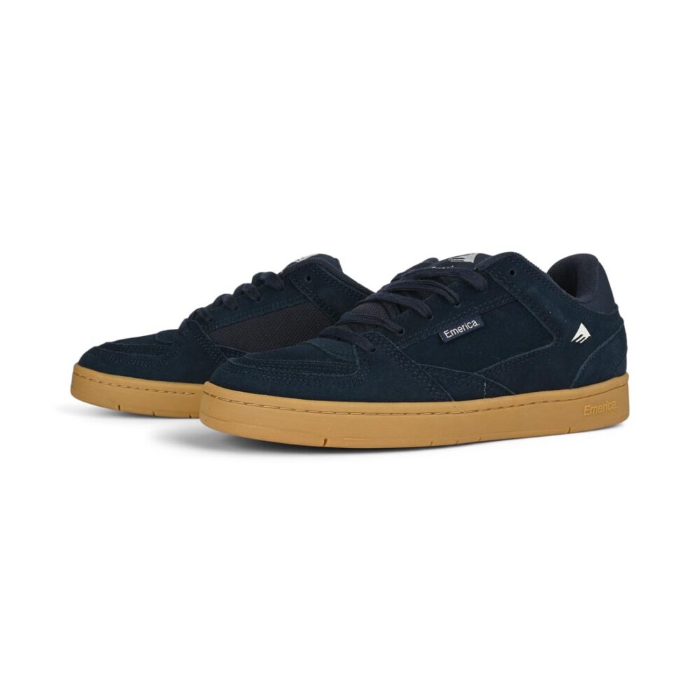 Emerica Mute Skate Shoes - Navy/Gum