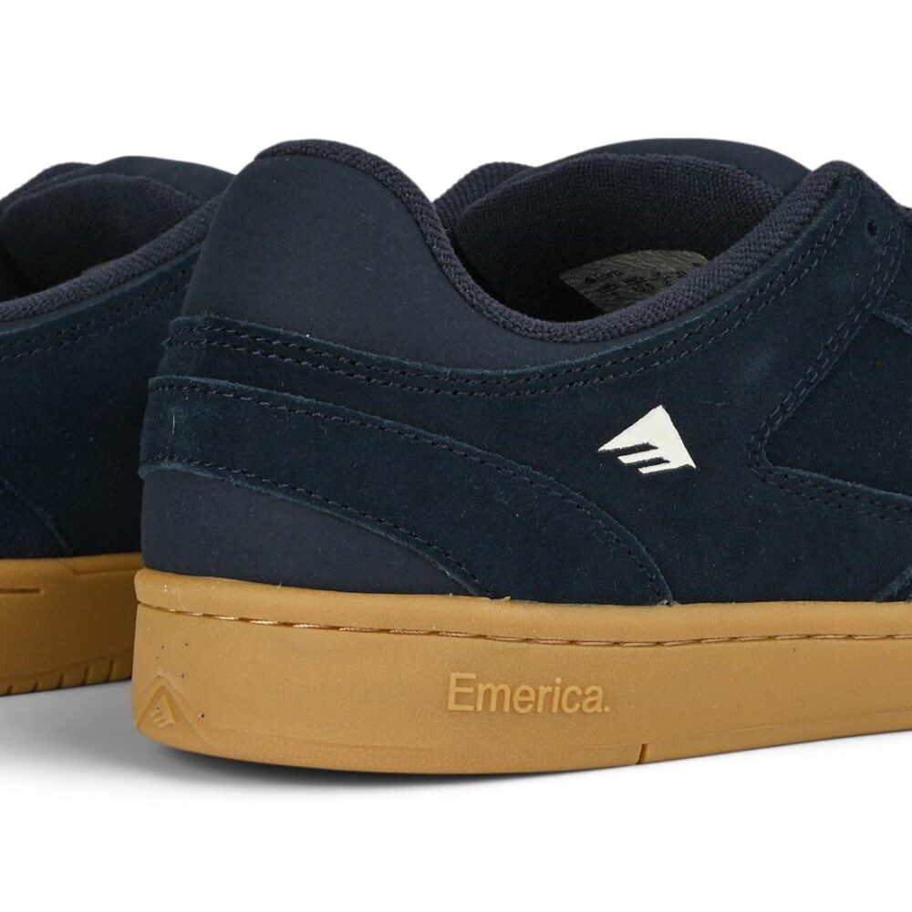 Emerica Mute Skate Shoes - Navy/Gum