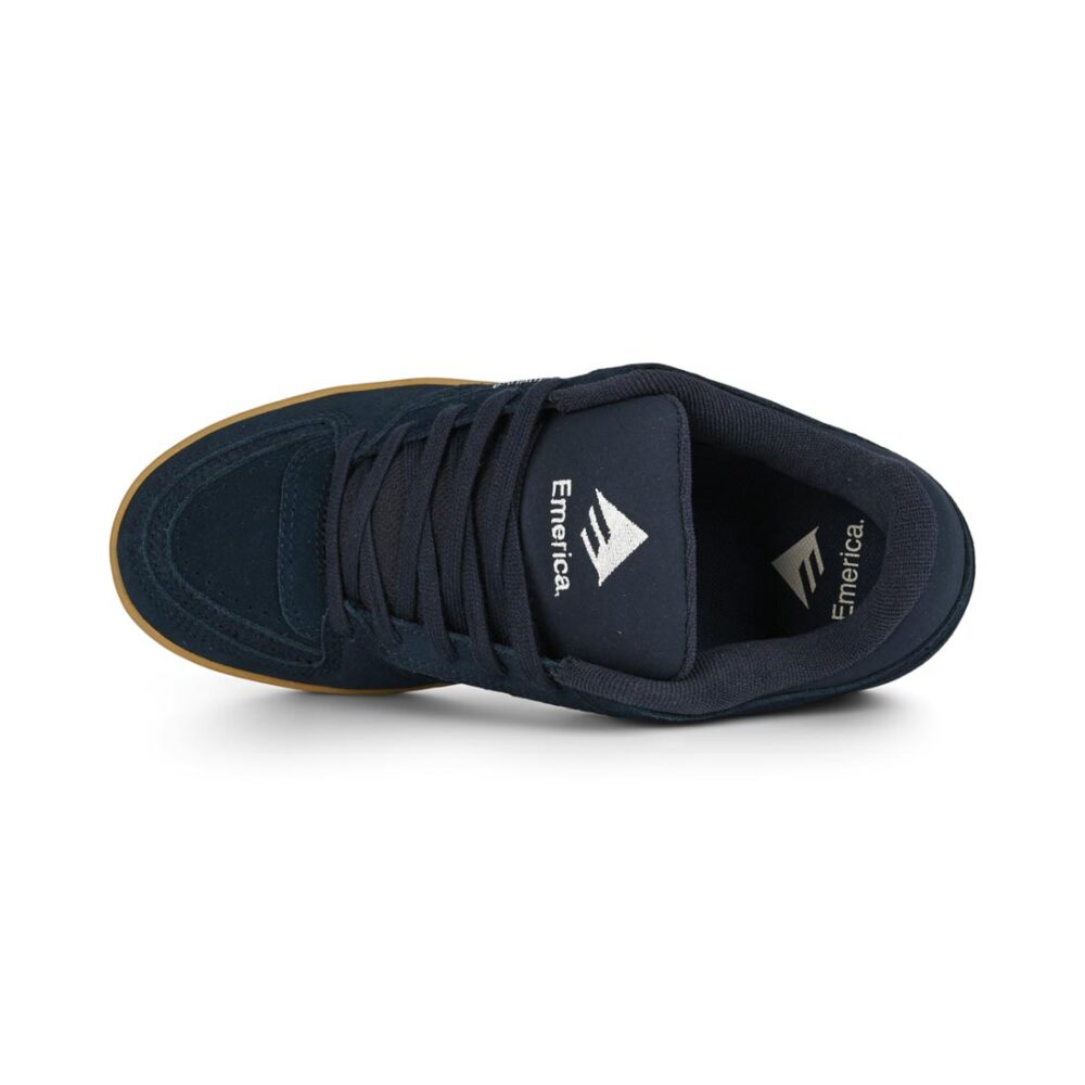 Emerica Mute Skate Shoes - Navy/Gum