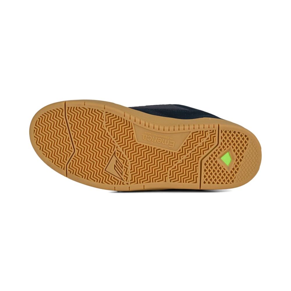 Emerica Mute Skate Shoes - Navy/Gum
