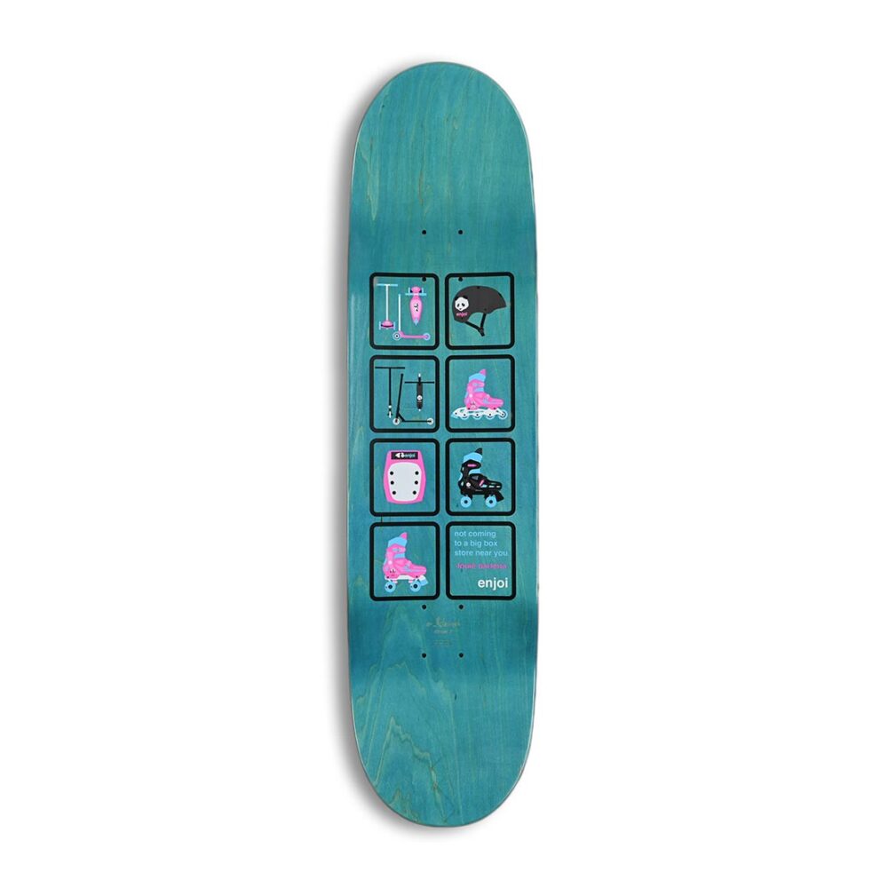 Enjoi Big Box Roller Blades R7 8.5" Skateboard Deck - Orange