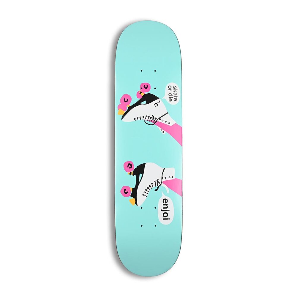 Enjoi Big Box Roller Skates R7 8.25" Skateboard Deck - Mint