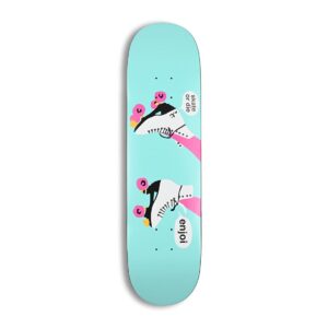 Enjoi Big Box Roller Skates R7 8.25" Skateboard Deck - Mint